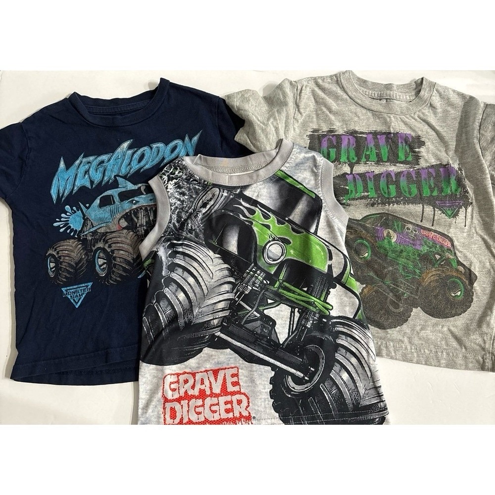Monster Jam Tshirt Bundle (Sz. 3T)